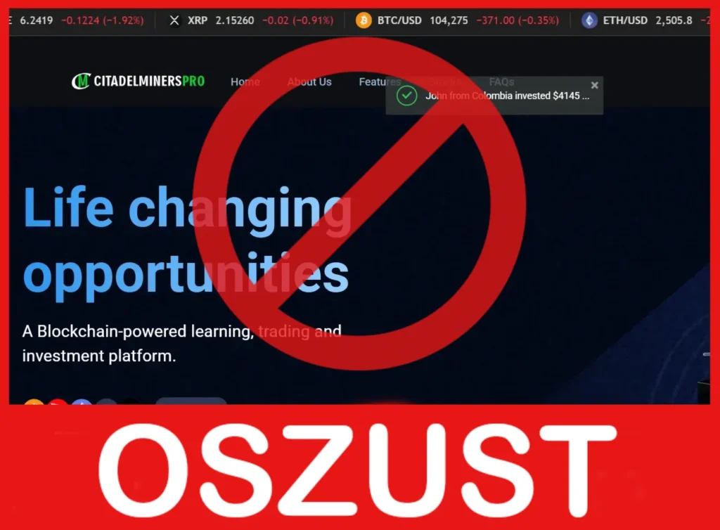 Citadelminerspro twarz ekran