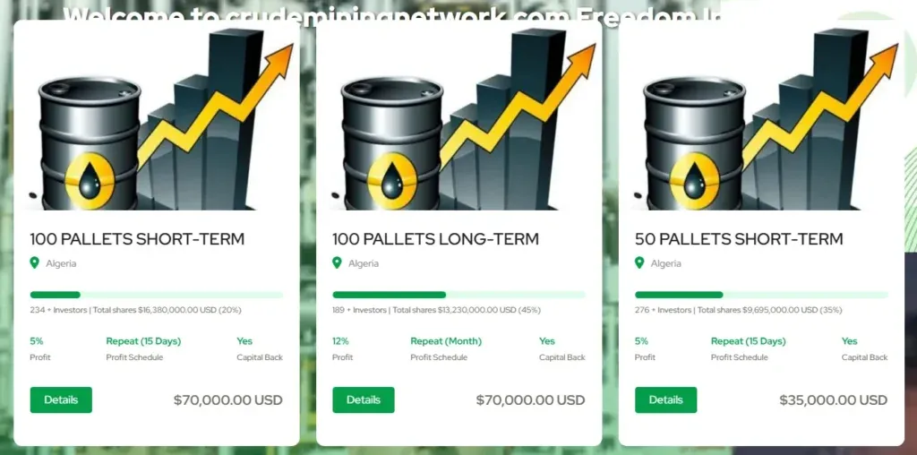 CrudeMiningNetwork 2 ekran