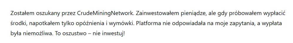 CrudeMiningNetwork 3 ekran