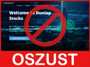 Dunlap Stocks twarz ekran