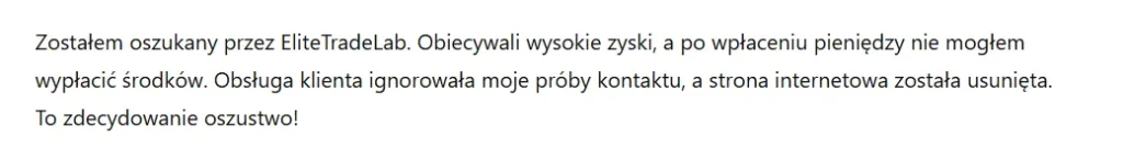 EliteTradeLab 3 ekran