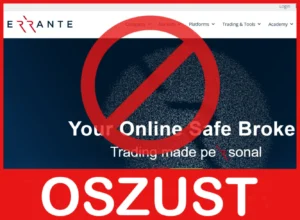 Errante Trading twarz ekran