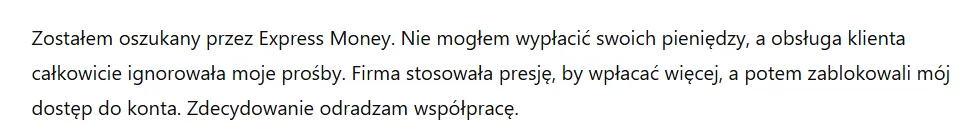 Express Money 3 ekran