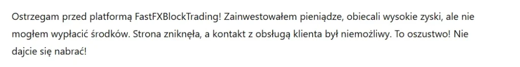 FastFXBlockTrading 3 ekran