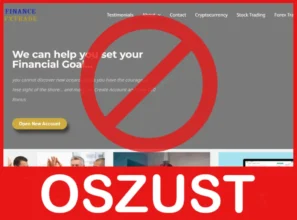 Financefxtrade twarz ekran