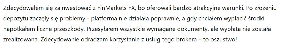 FinMarkets FX 3 ekran