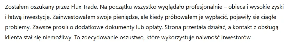 Flux Trade 3 ekran