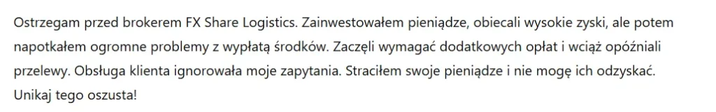 FX Share Logistics 3 ekran