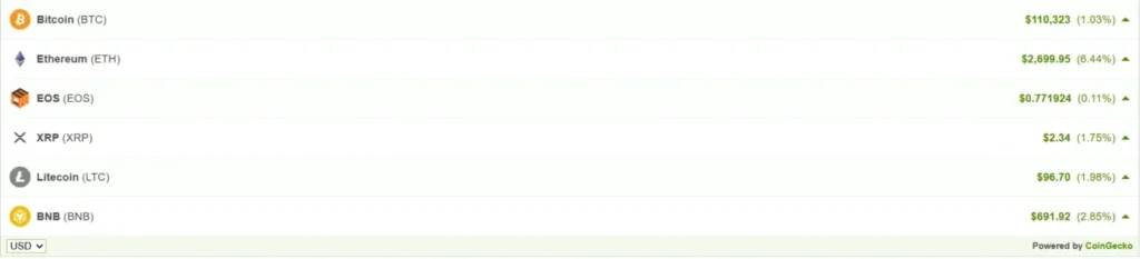 Glite Trades 1 ekran