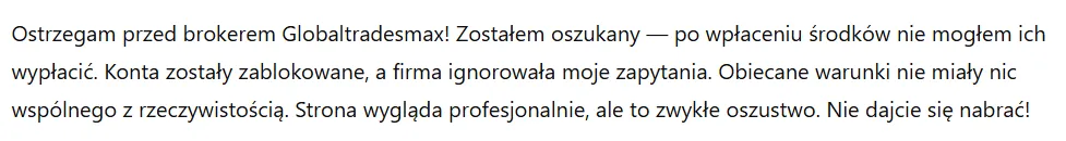 Globaltradesmax 3 ekran