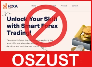 Hexa Trade twarz ekran