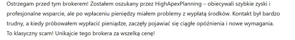 HighApexPlanning 3 ekran