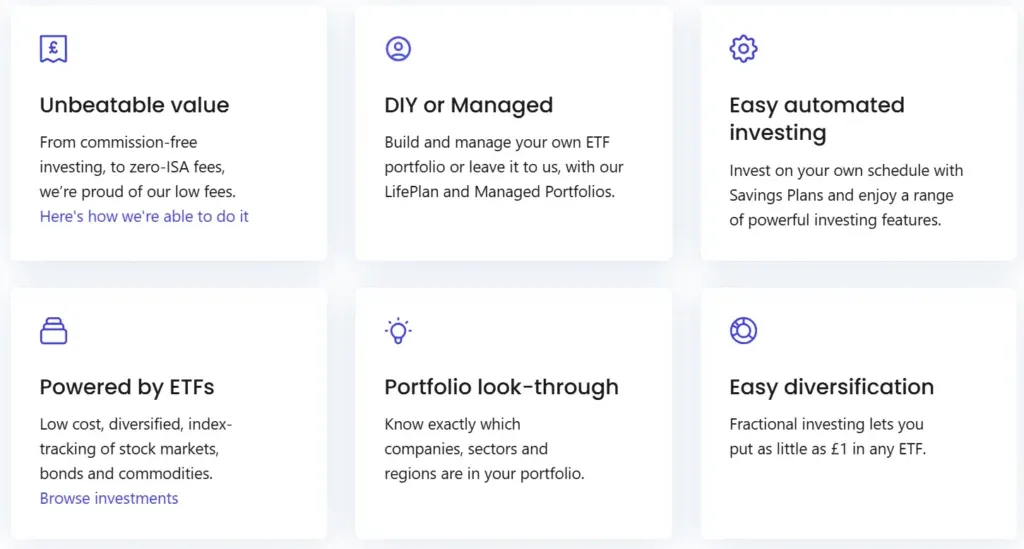 InvestEngine 1 ekran