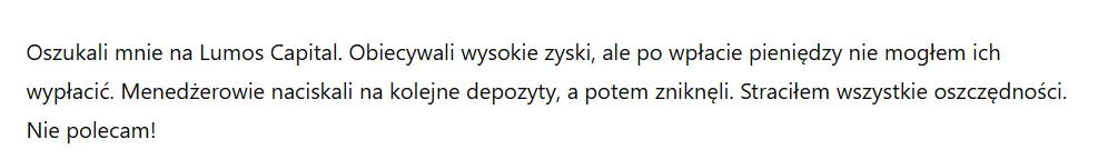 Lumos Capital 3 ekran