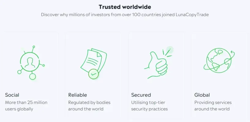 LunaCopyTrade 2 ekran