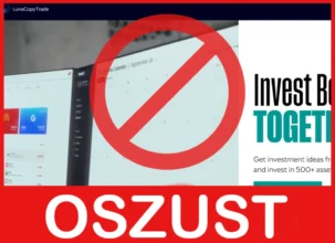 LunaCopyTrade twarz ekran