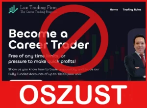 Lux Trading Firm twarz ekran