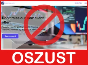 Majestic Charts twarz ekran