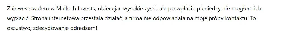 Malloch Invests 3 ekran