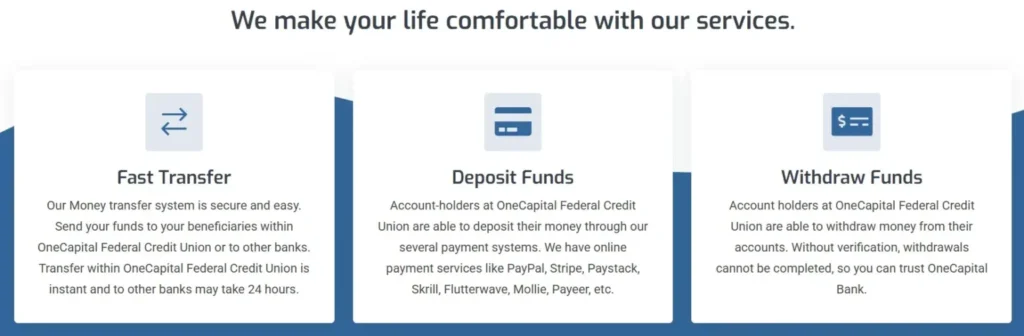 OneCapital Federal Credit Union 1 ekran