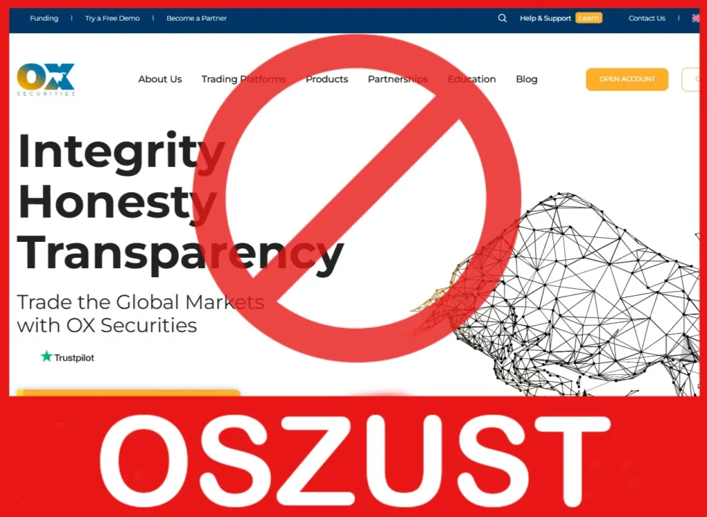 OX Securities twarz ekran