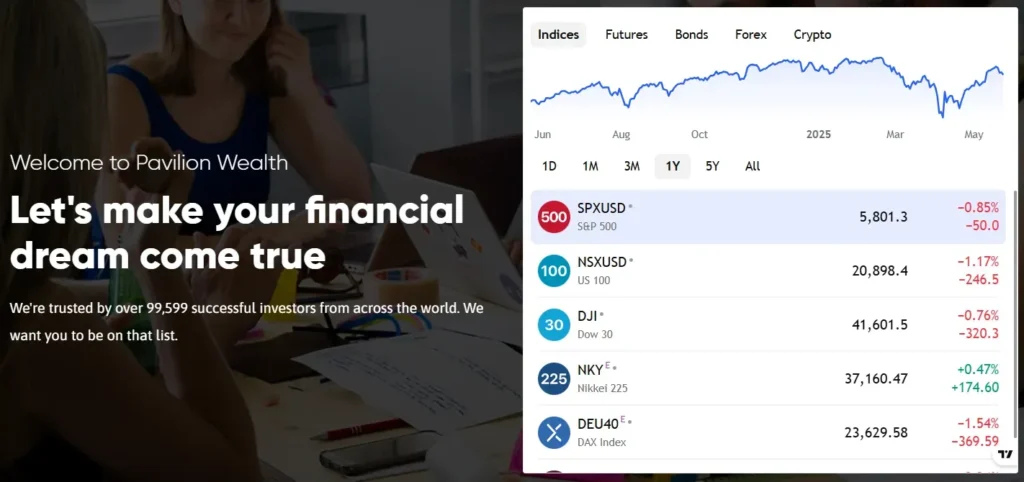 Pavilion Wealth 1 ekran