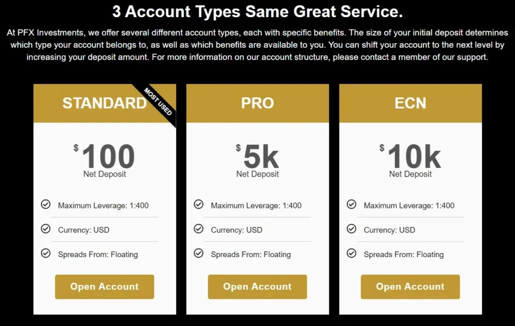 PFX Investments 2 ekran