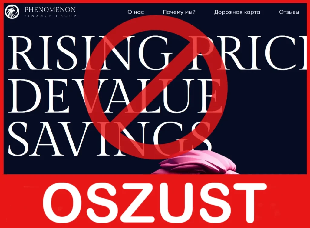 PHENOMENON FINANCE twarz ekran