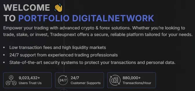 PortfolioDigitalNetwork 2 ekran