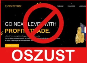 Profitxtrade twarz ekran