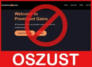 Prominent Gains, twarz ekran