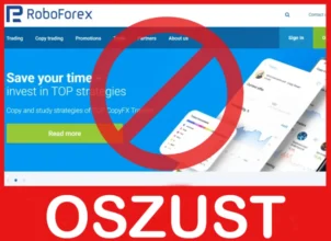 RoboForex twarz ekran