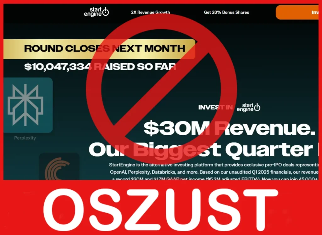 StartEngine twarz ekran