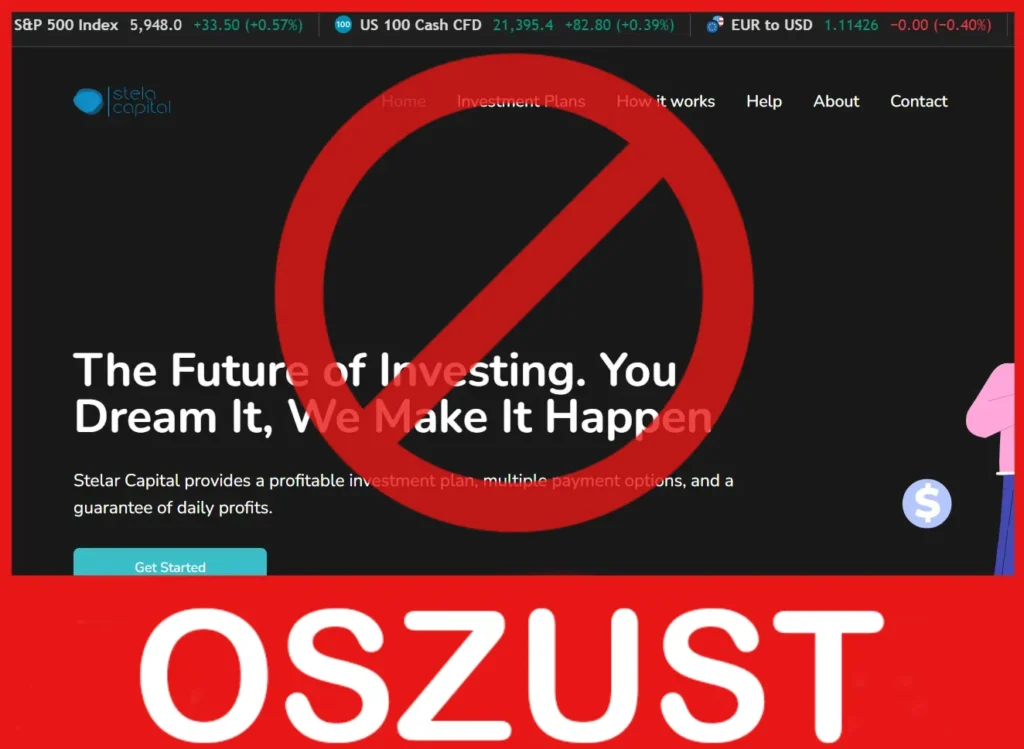 Stelar Capital twarz ekran