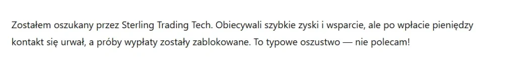 Sterling Trading Tech 3 ekran