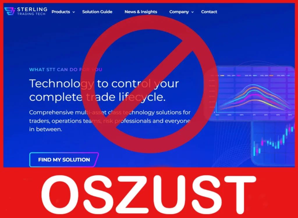 Sterling Trading Tech twarz ekran