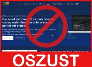 Stock Trading Firm Limited twarz ekran