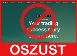 Tenet Trade Group twarz ekran