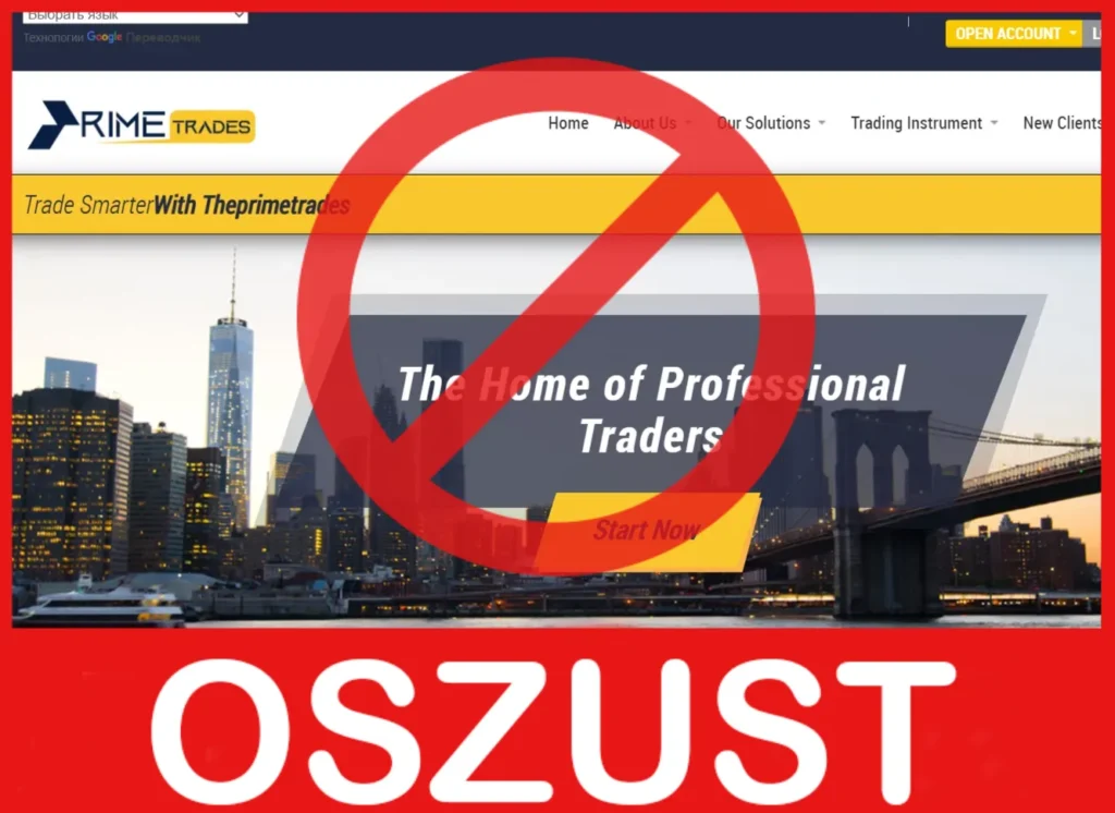 Theprimetrades twarz ekran