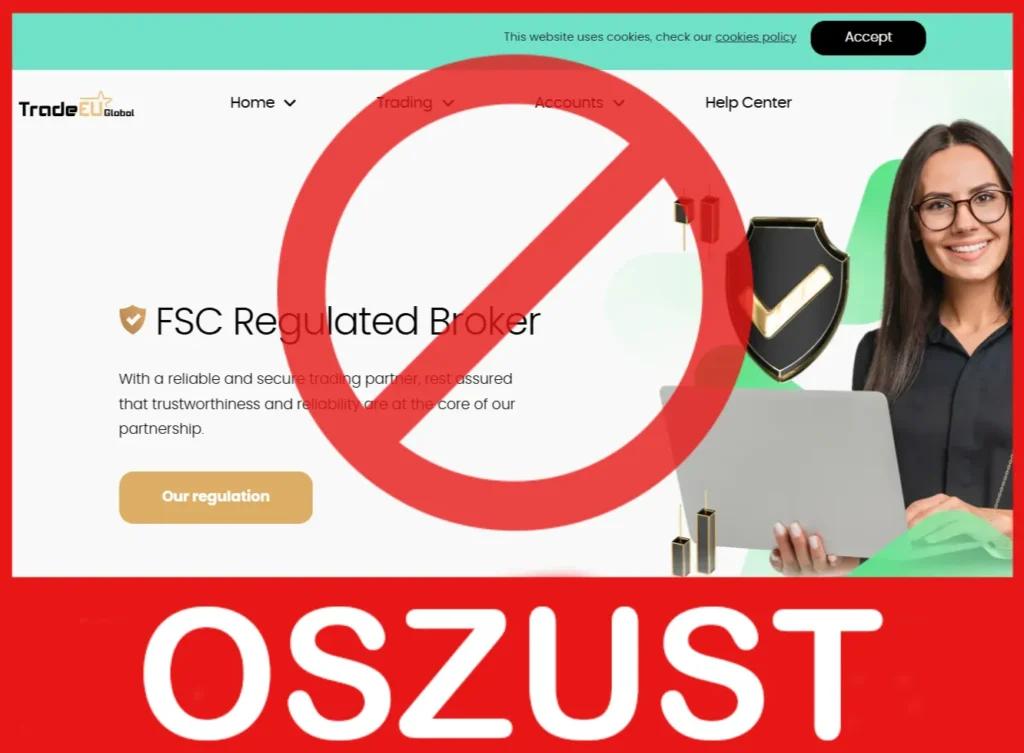 TradeEU Global twarz ekran