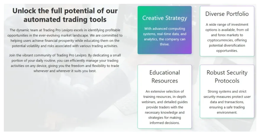 Trading Pro Lexipro 1 ekran