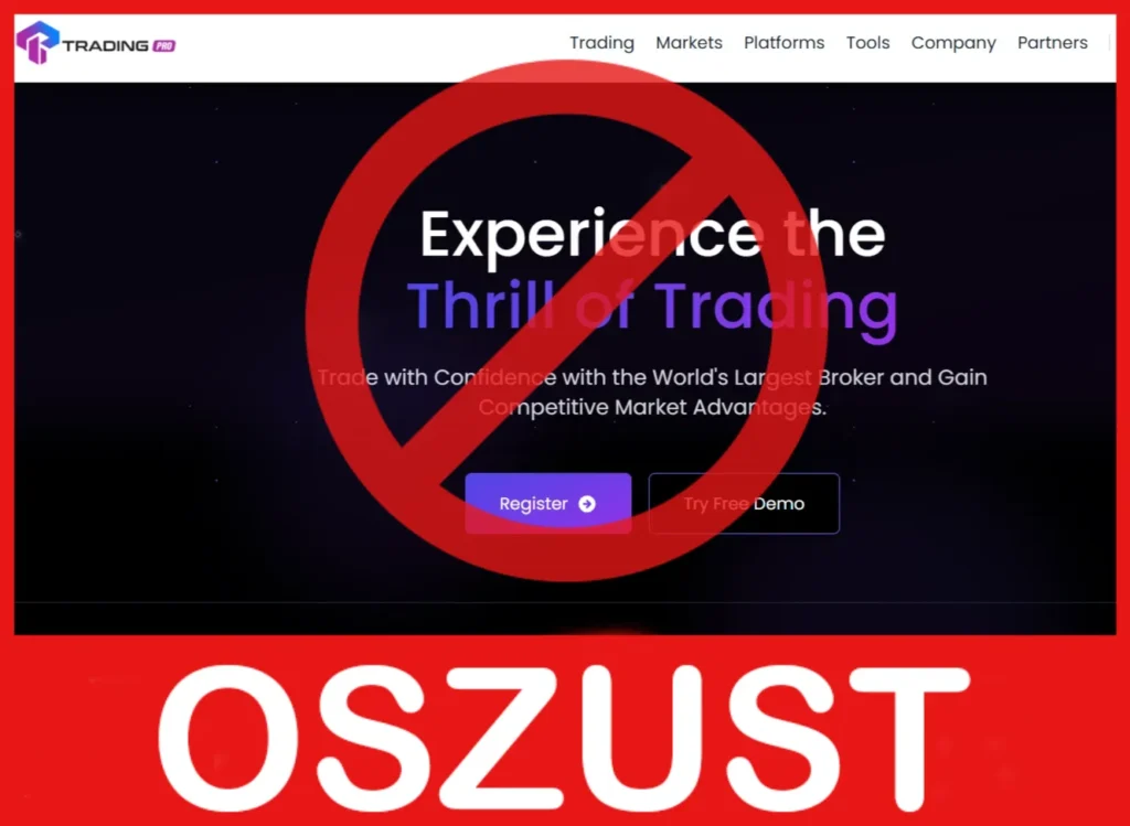 TradingPRO twarz ekran