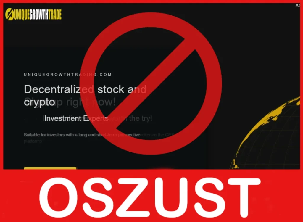 Unique Growth Trade twarz ekran