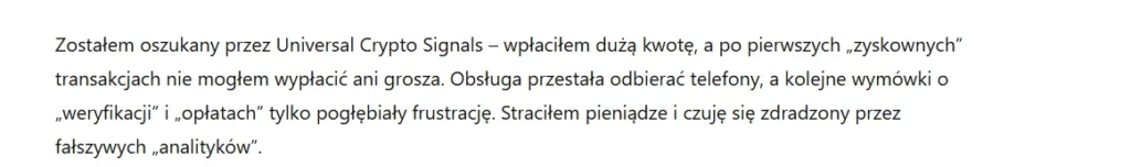 Universal Crypto Signals 3 ekran