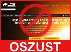 Universal Crypto Signals twarz ekran