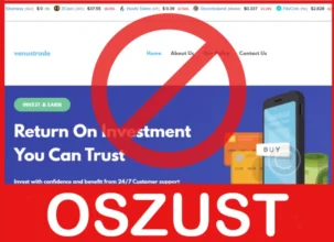 VenusTrade twarz ekran