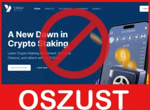 Yield Finance twarz ekran