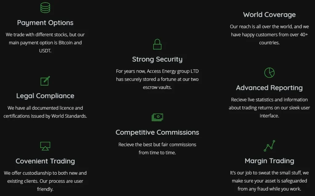 Access Energy Group LTD 1 ekran