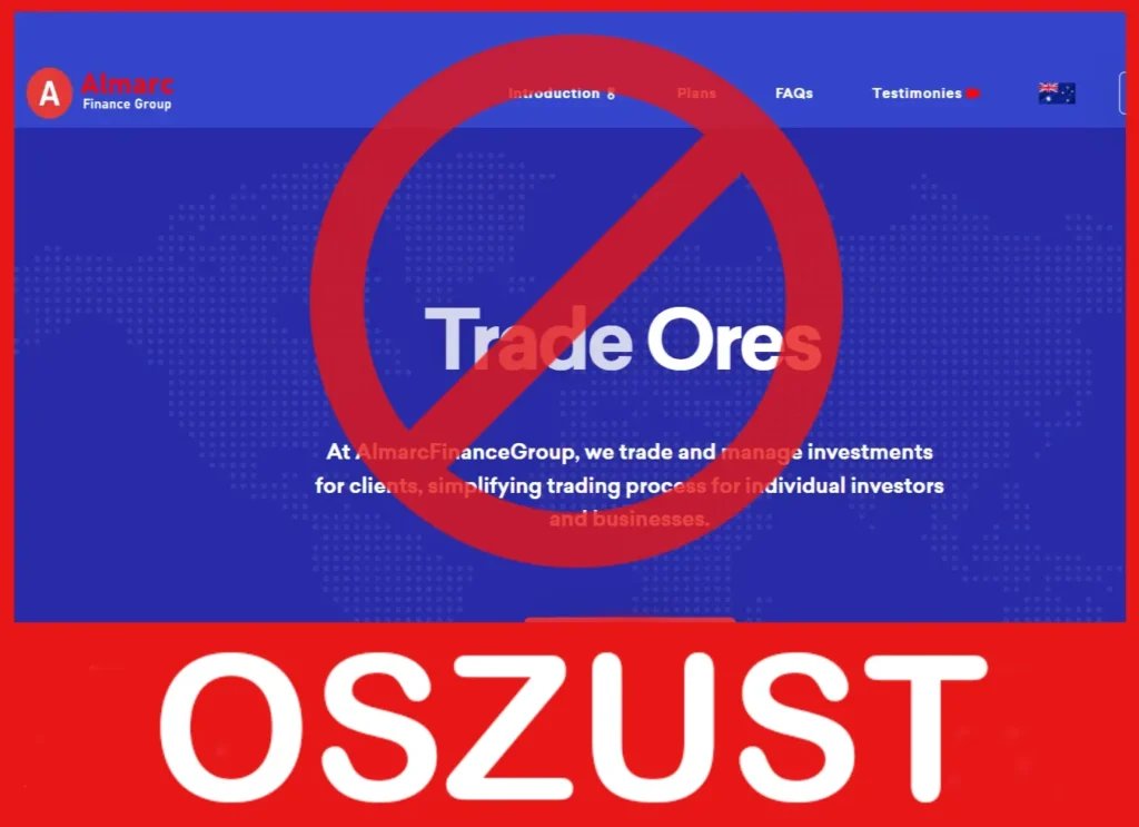 AlmarcFinanceGroup twarz ekran