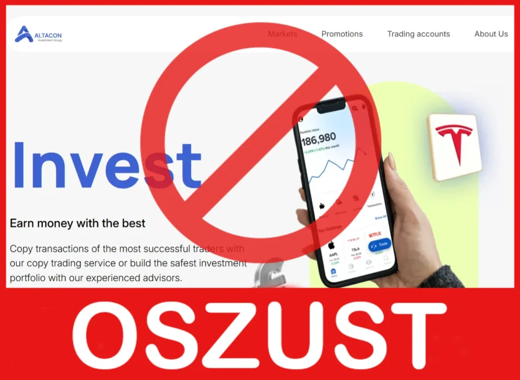 Altacon Investment Group twarz ekran